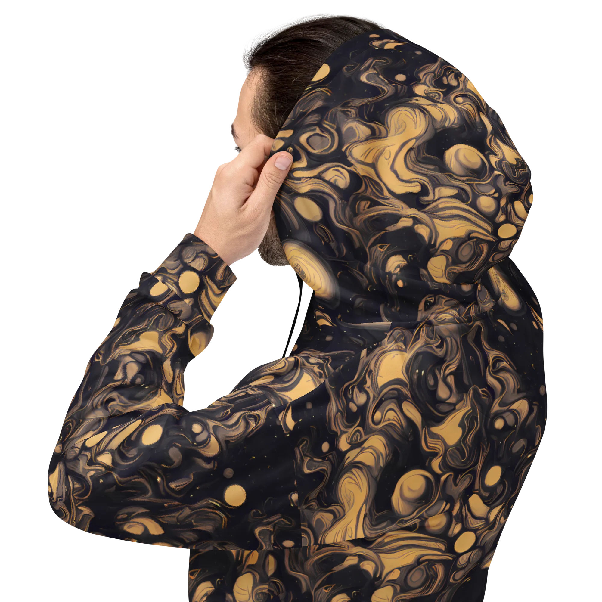 Nocturne Flow on Hoodie — Back