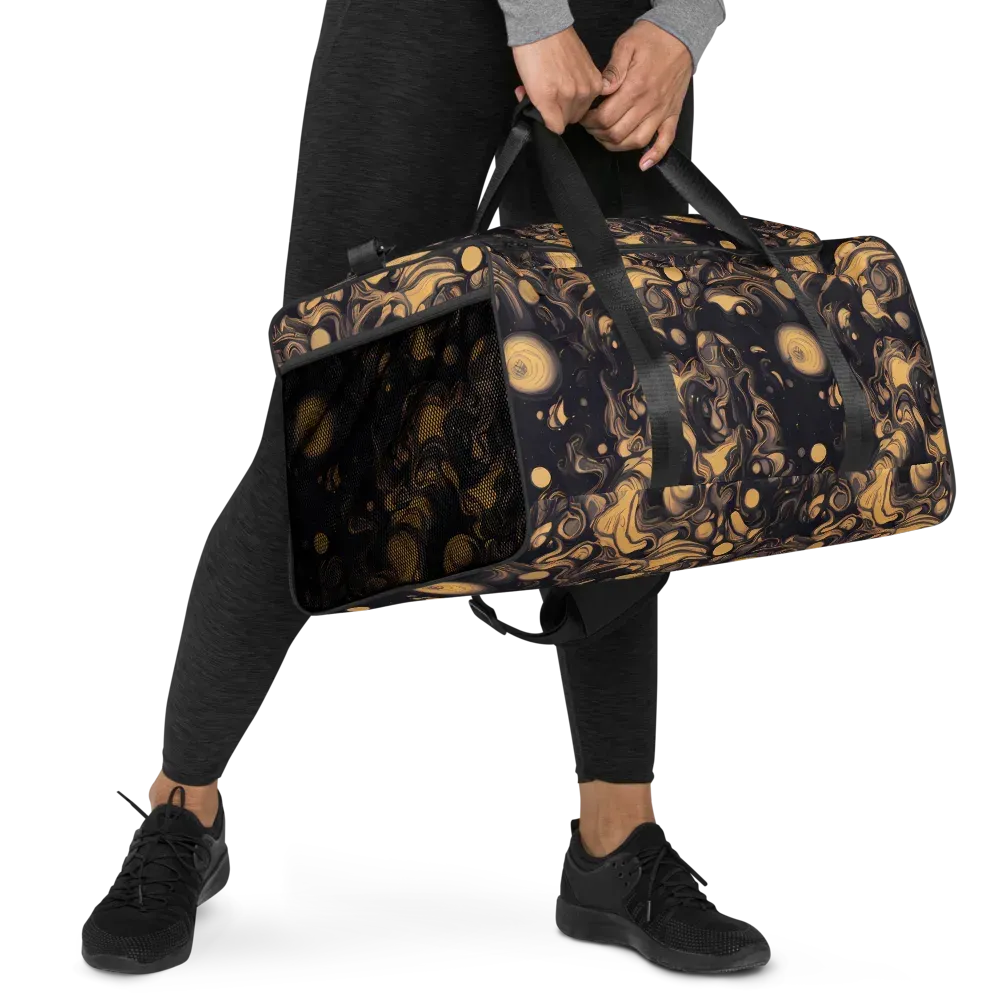 Nocturne Flow on Duffle Bag — Right Front