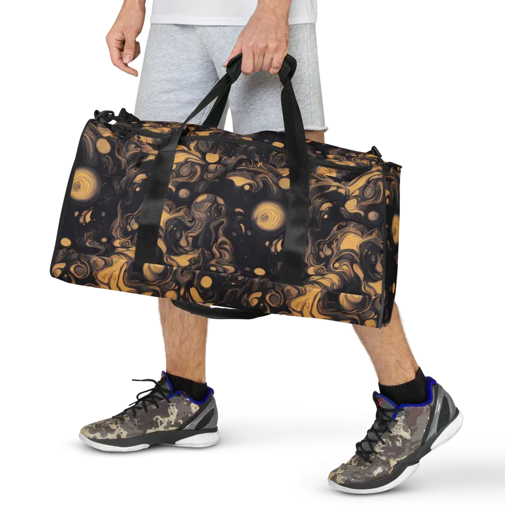 Nocturne Flow on Duffle Bag — Front
