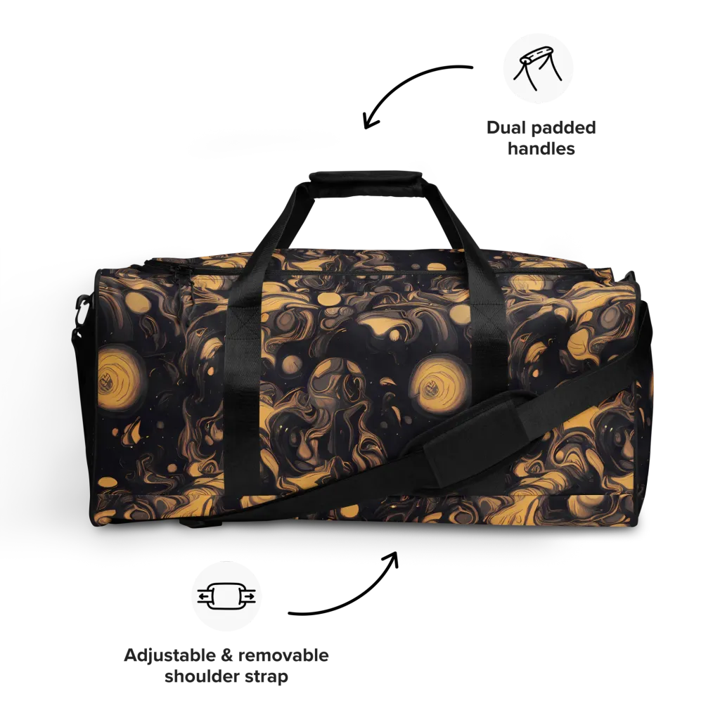 Nocturne Flow on Duffle Bag — Front