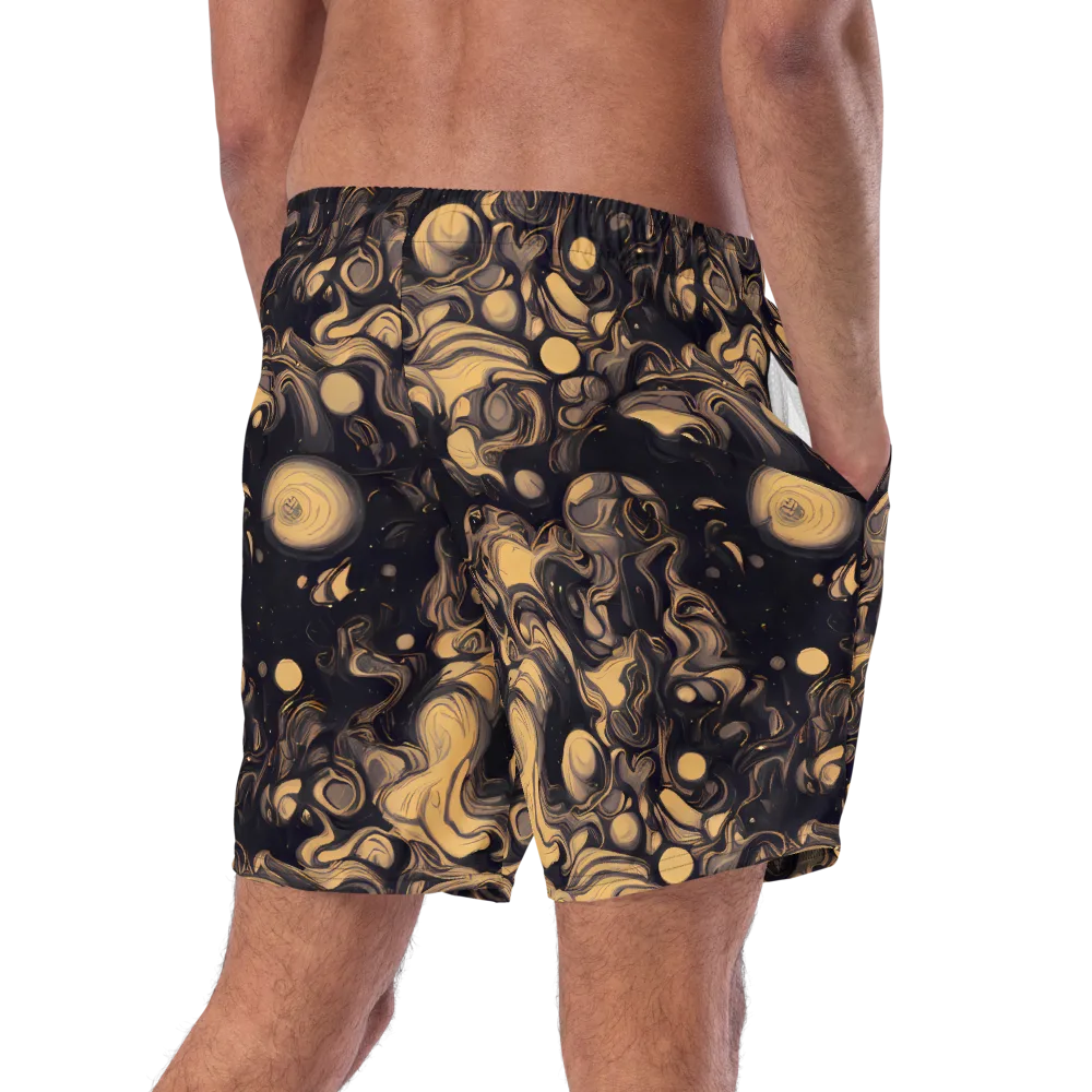 Nocturne Flow on Swim Trunks — Right Back