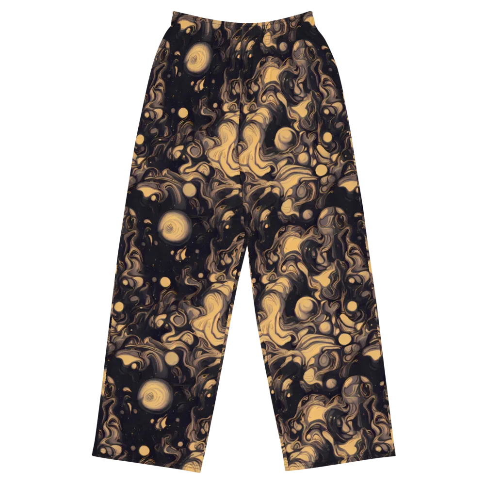 Nocturne Flow on Wide-Leg Pants — Front
