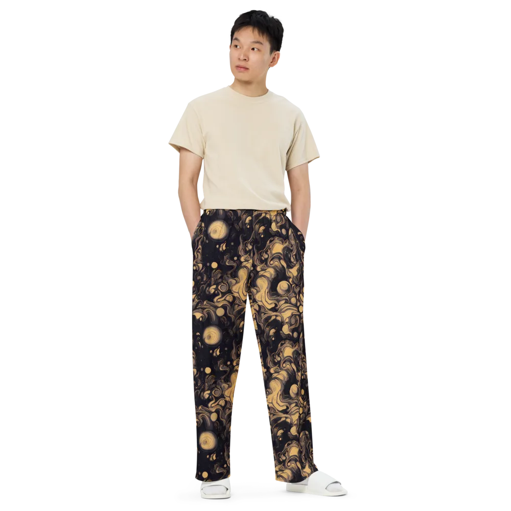 Nocturne Flow on Wide-Leg Pants — Front