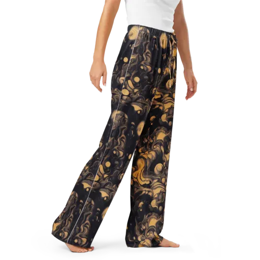 Nocturne Flow on a Women's Pajama Pants