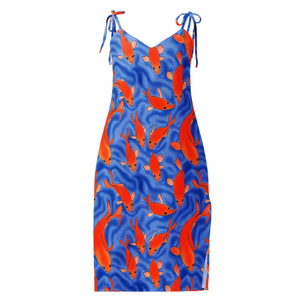 Ember Tide on Slip Dress — Front