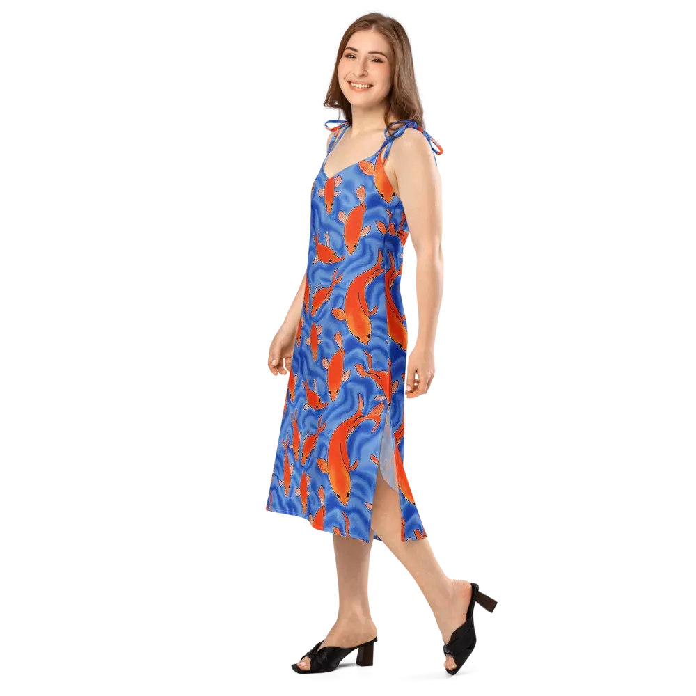 Ember Tide on Slip Dress — Left Front