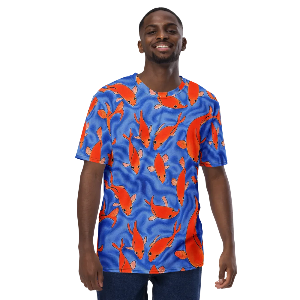 Ember Tide on Men's Crew Neck T-Shirt — Front