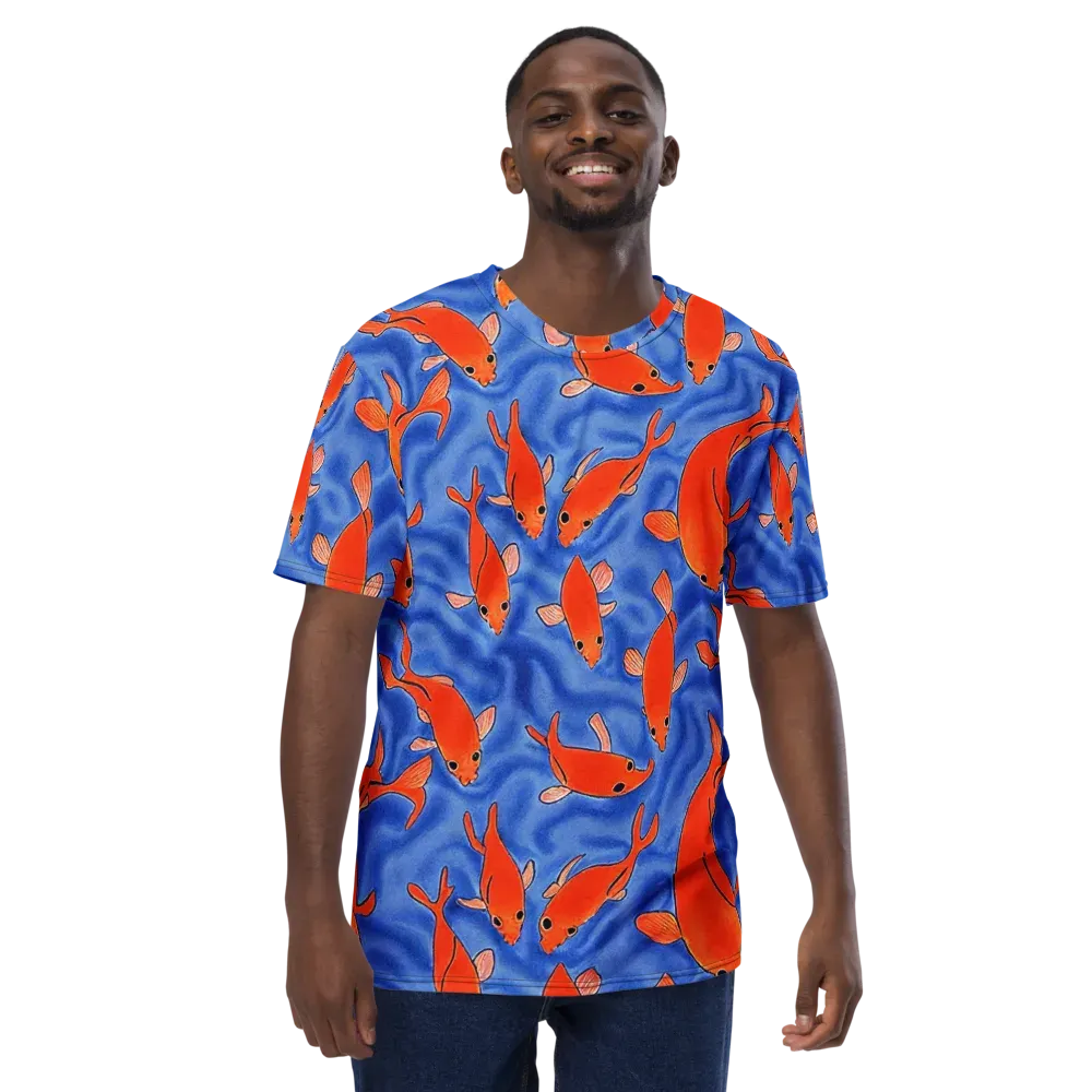 Ember Tide on Men's Crew Neck T-Shirt — Front