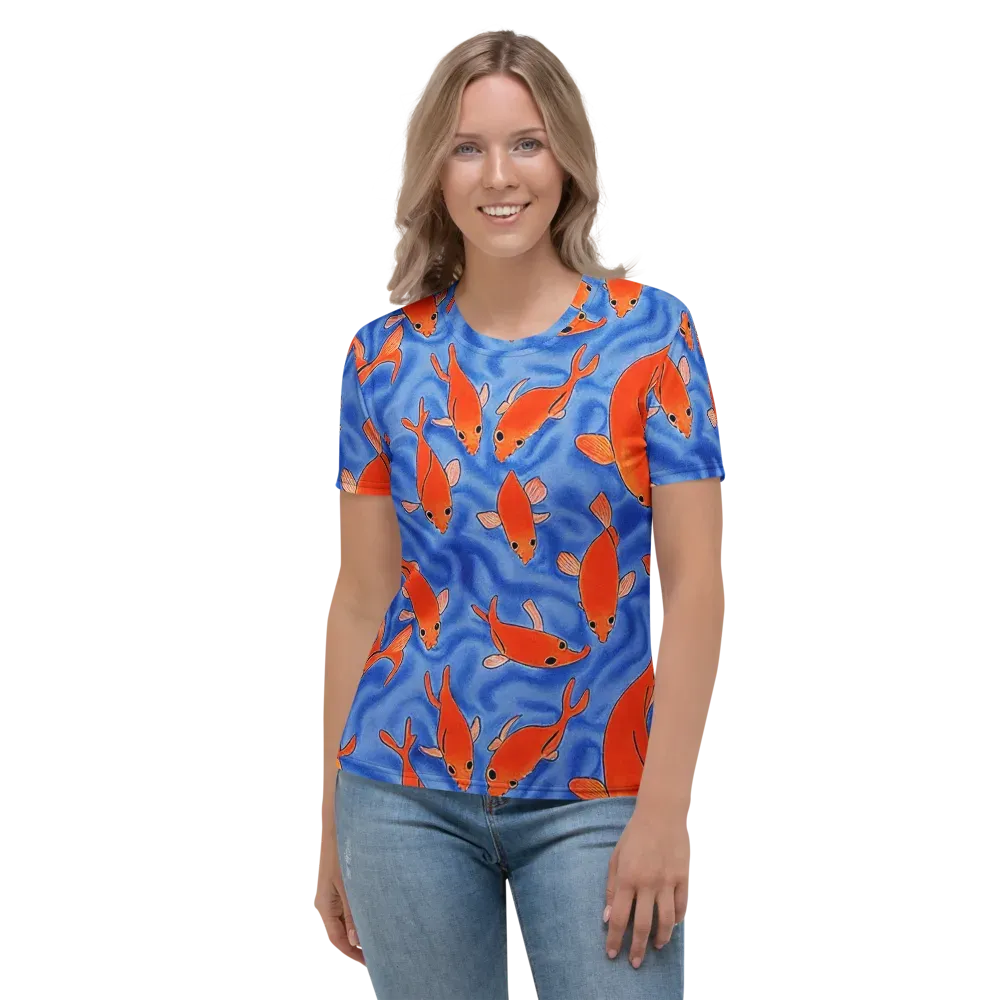 Ember Tide on Women's Crew Neck T-Shirt — Front