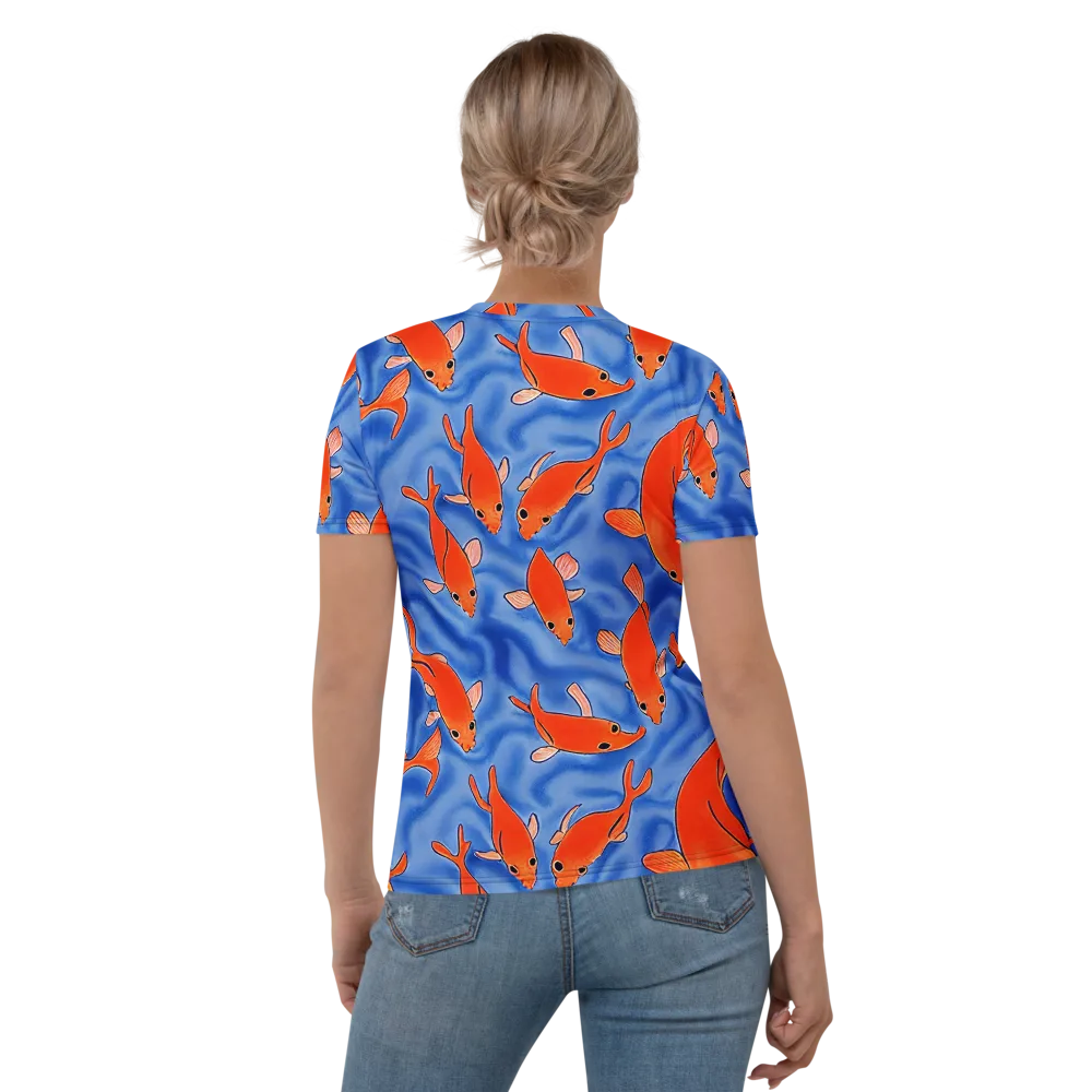 Ember Tide on Women's Crew Neck T-Shirt — Back