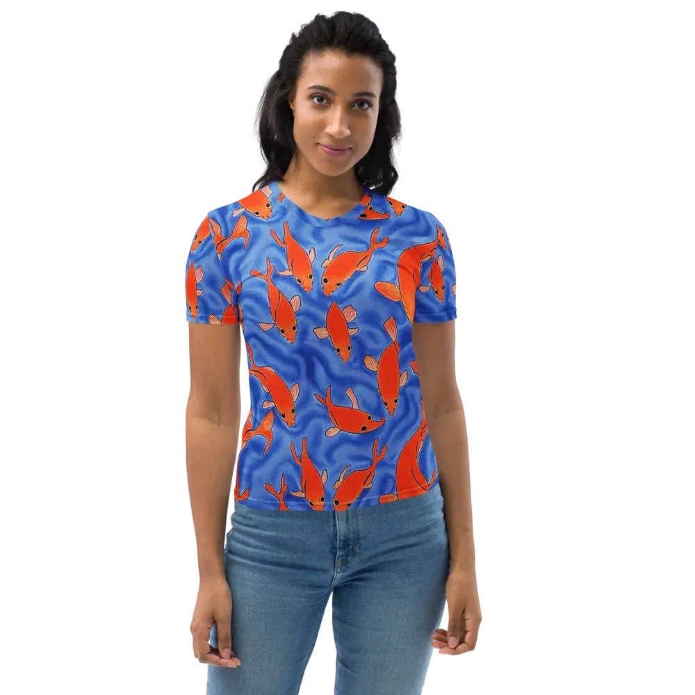 Ember Tide on Women's Crew Neck T-Shirt — Front
