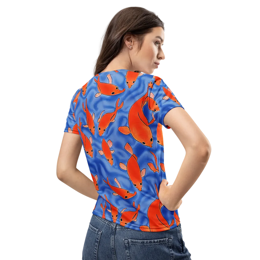 Ember Tide on Women's Crew Neck T-Shirt — Back