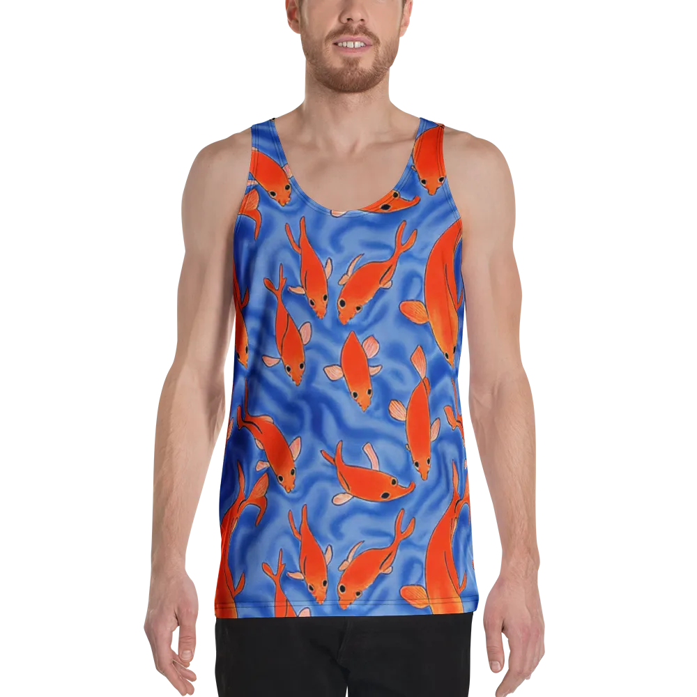 Ember Tide on Men's Tank Top — Front
