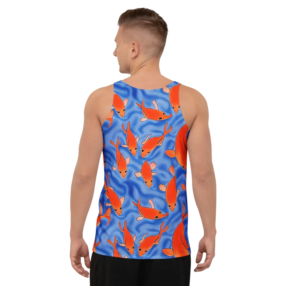 Ember Tide on Men's Tank Top — Back