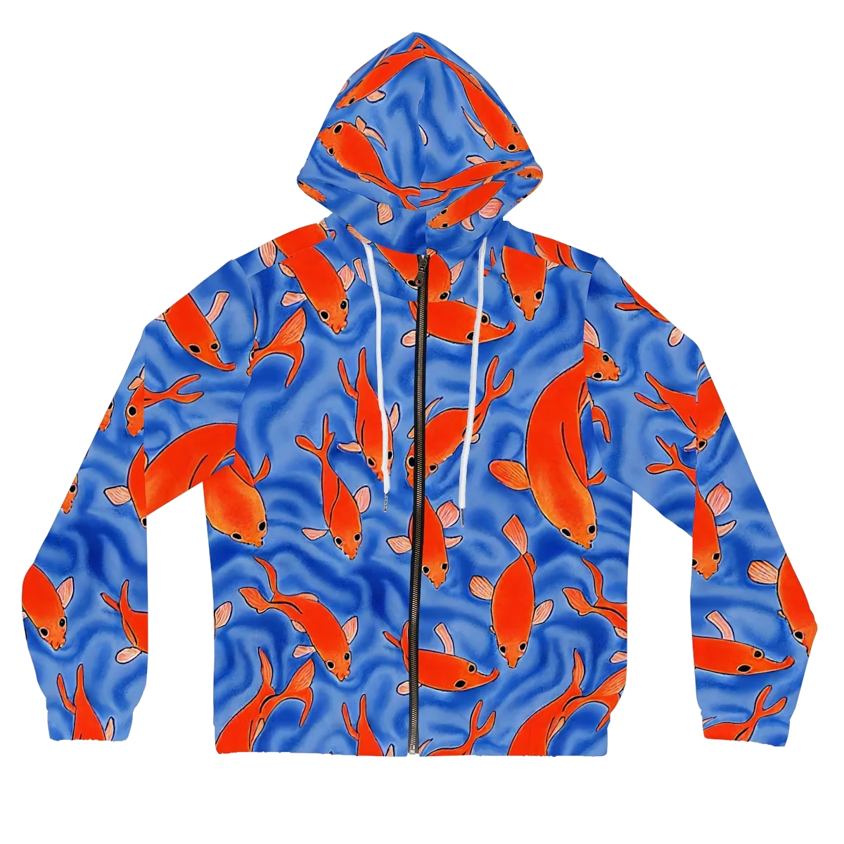 Ember Tide on Women's Full-Zip Hoodie — Front