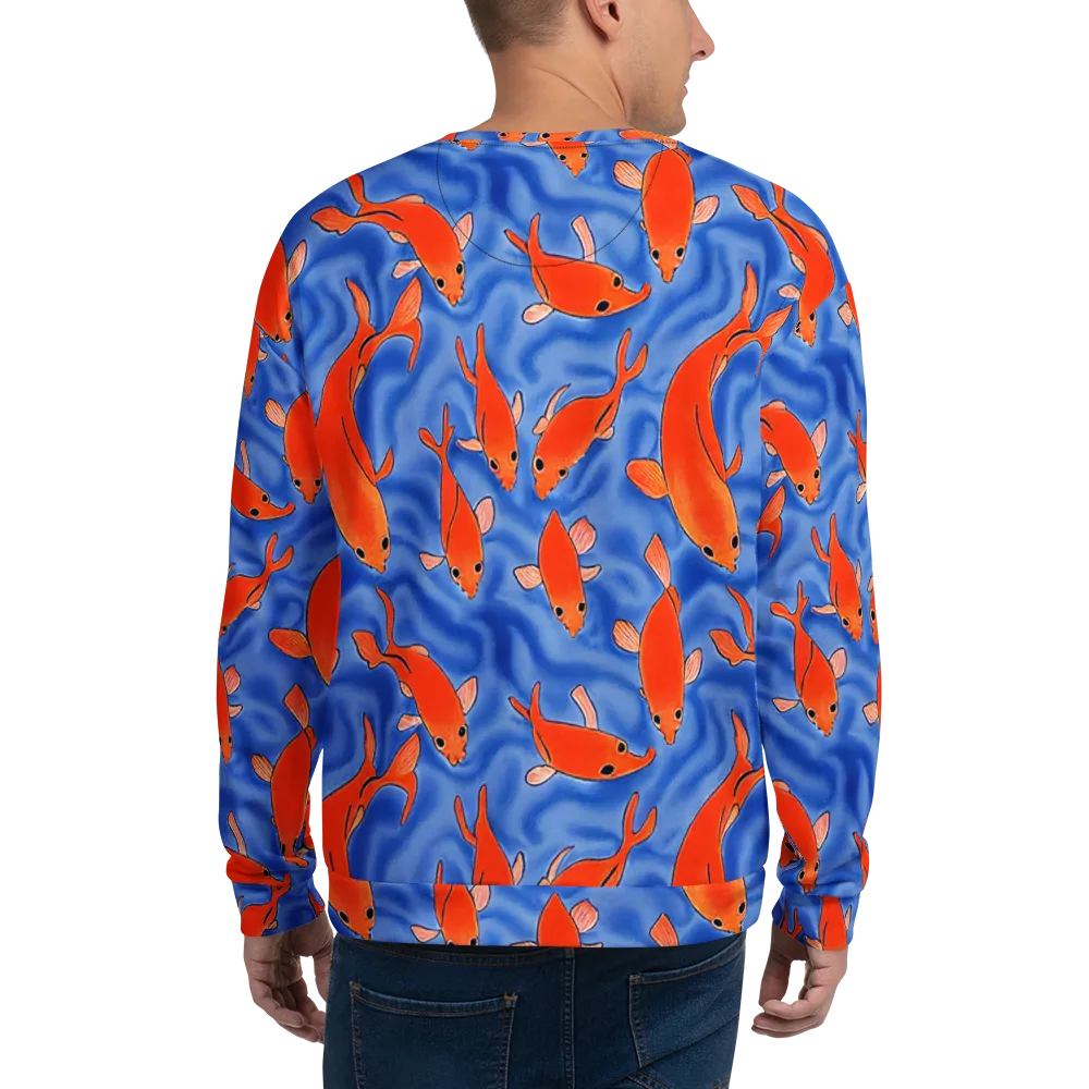 Ember Tide on Sweatshirt — Back
