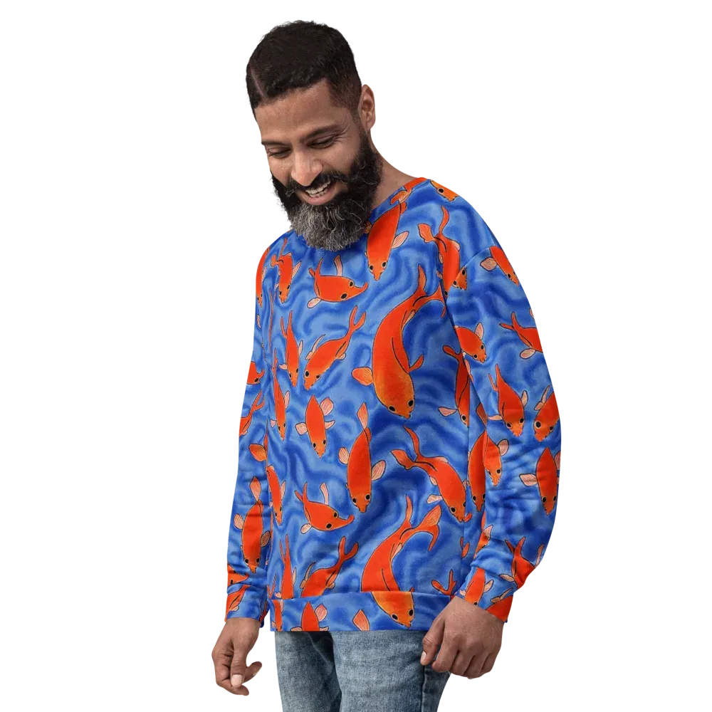 Ember Tide on Sweatshirt — Left Front