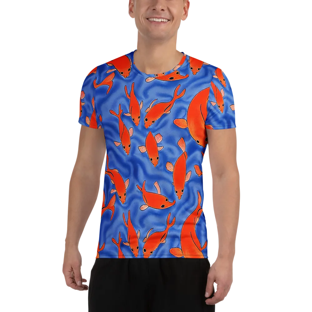 Ember Tide on Men's Athletic T-Shirt — Front