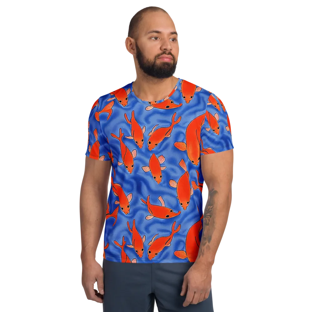 Ember Tide on Men's Athletic T-Shirt — Front