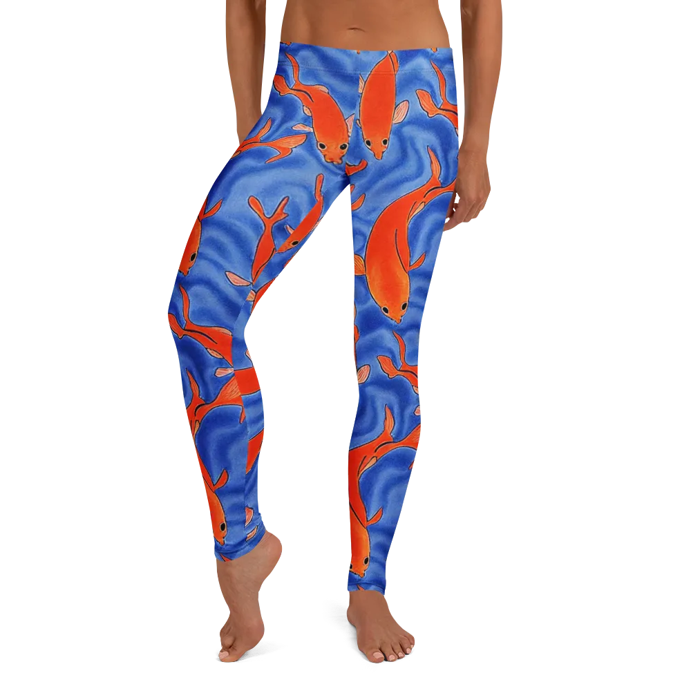 Ember Tide on Leggings — Front