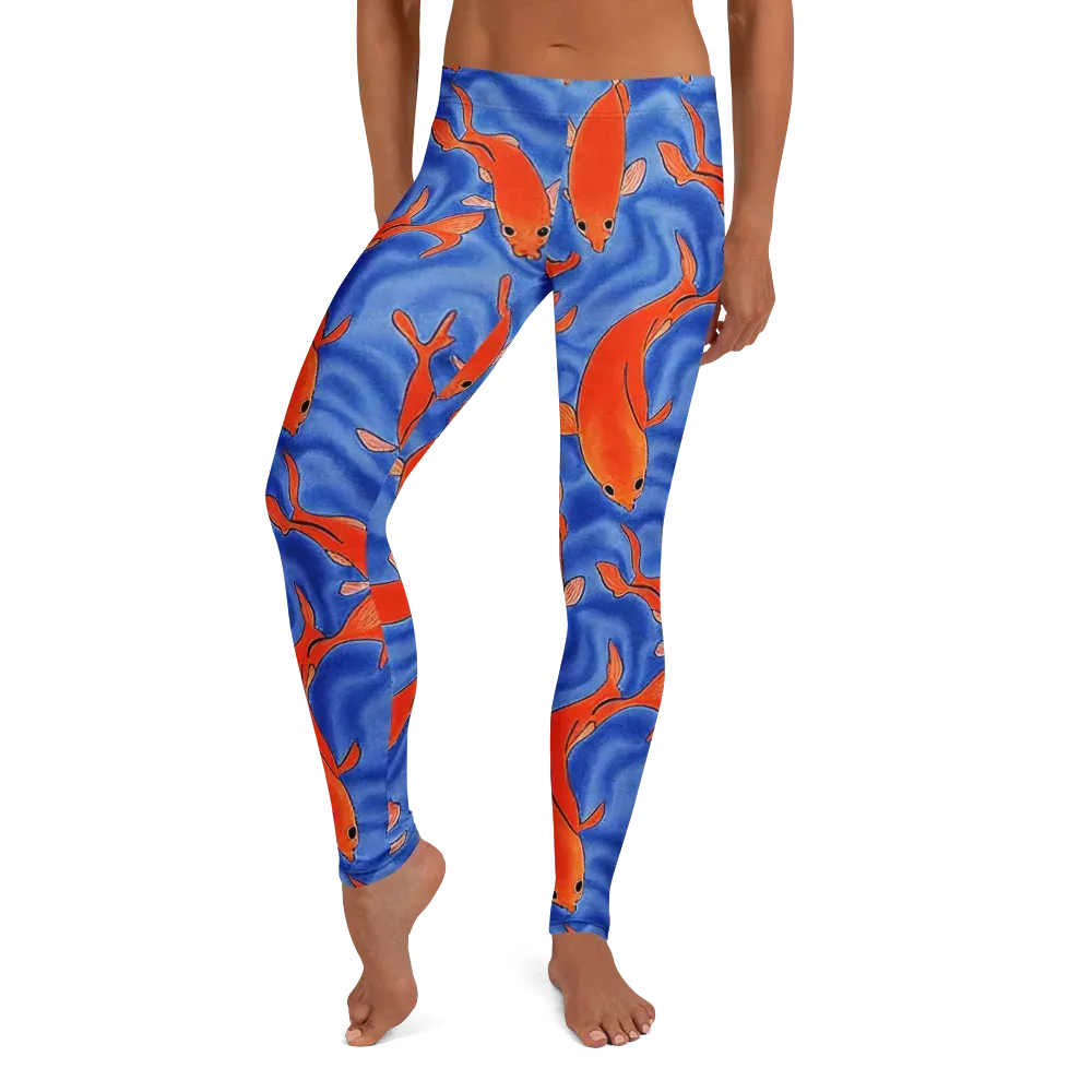 Ember Tide on Leggings — Front