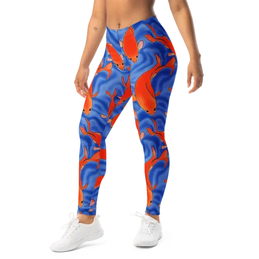 Ember Tide on a Leggings
