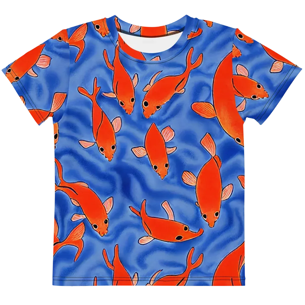 Ember Tide on Kids Crew Neck T-Shirt — Front