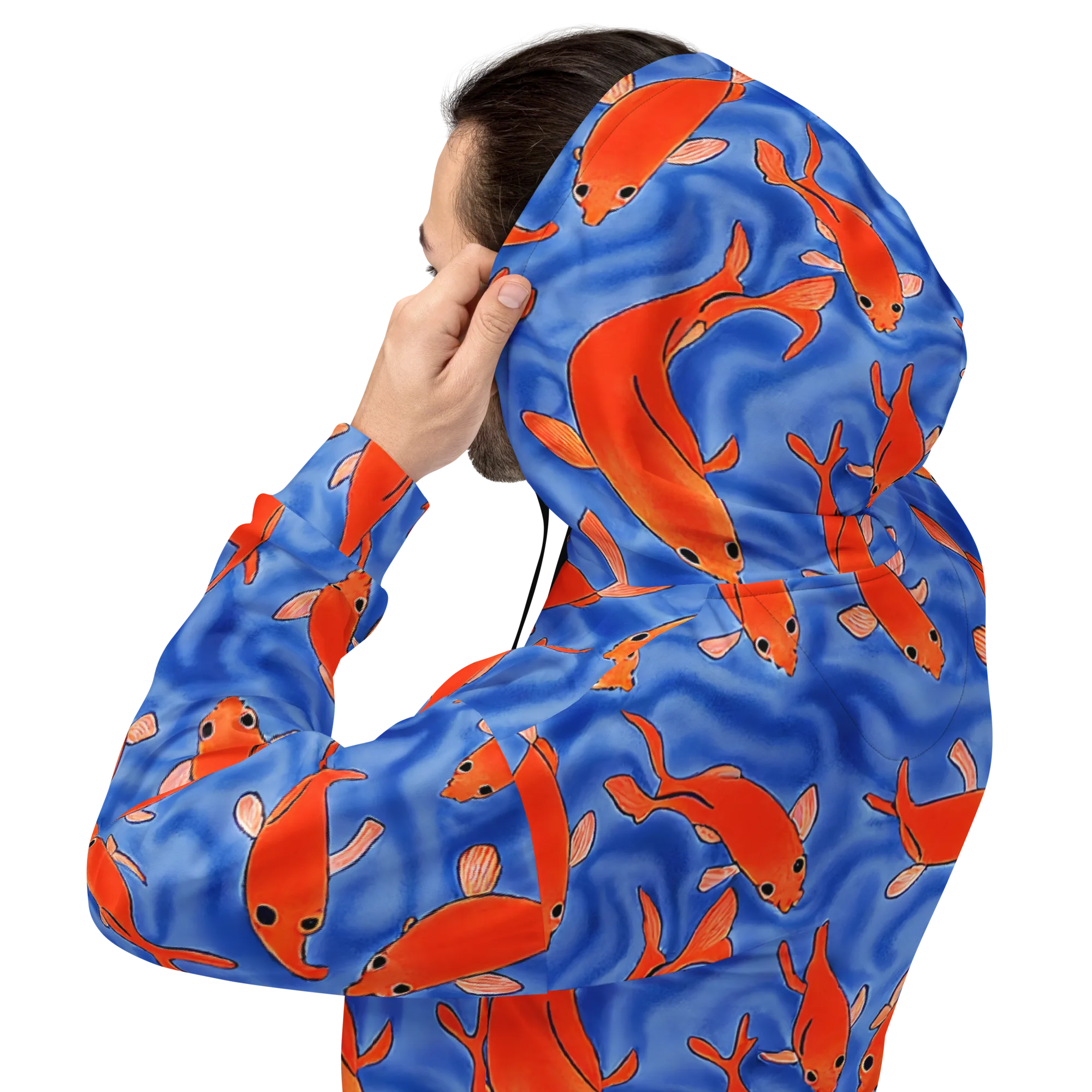 Ember Tide on Hoodie — Back