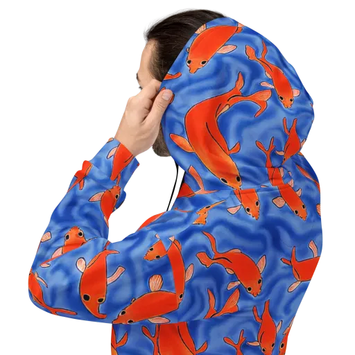 Ember Tide on a Hoodie