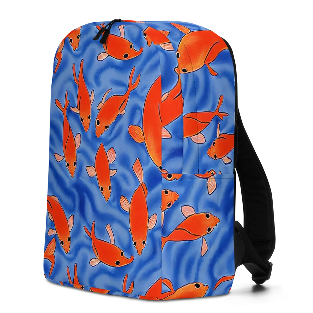 Ember Tide on Minimalist Backpack — Left