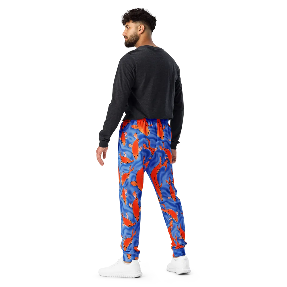 Ember Tide on Men's Joggers — Back