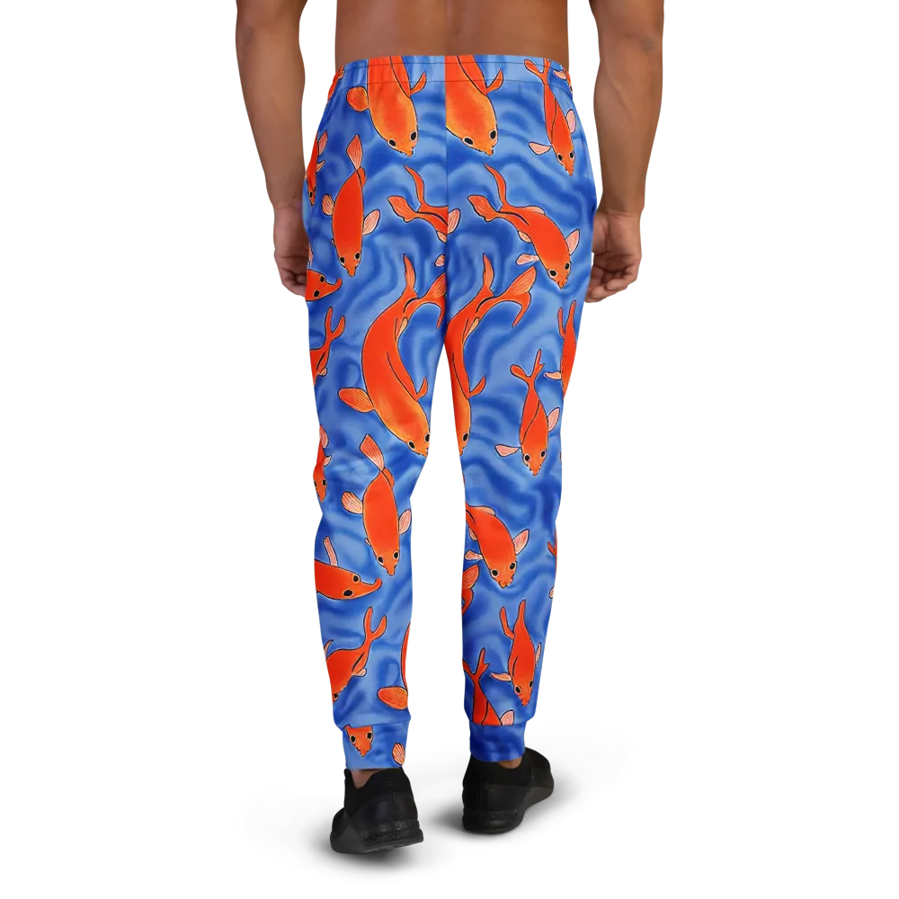 Ember Tide on Men's Joggers — Back