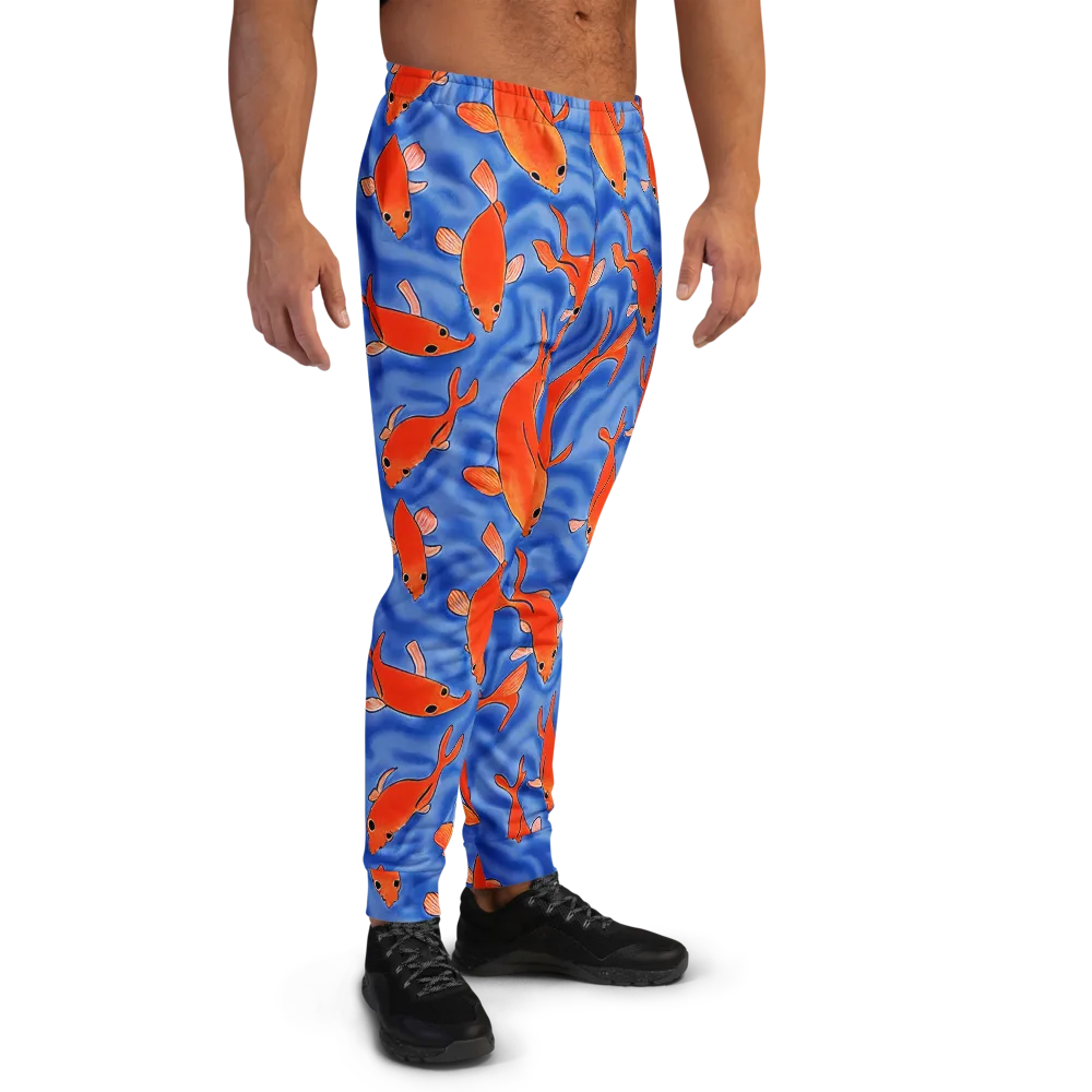Ember Tide on Men's Joggers — Right