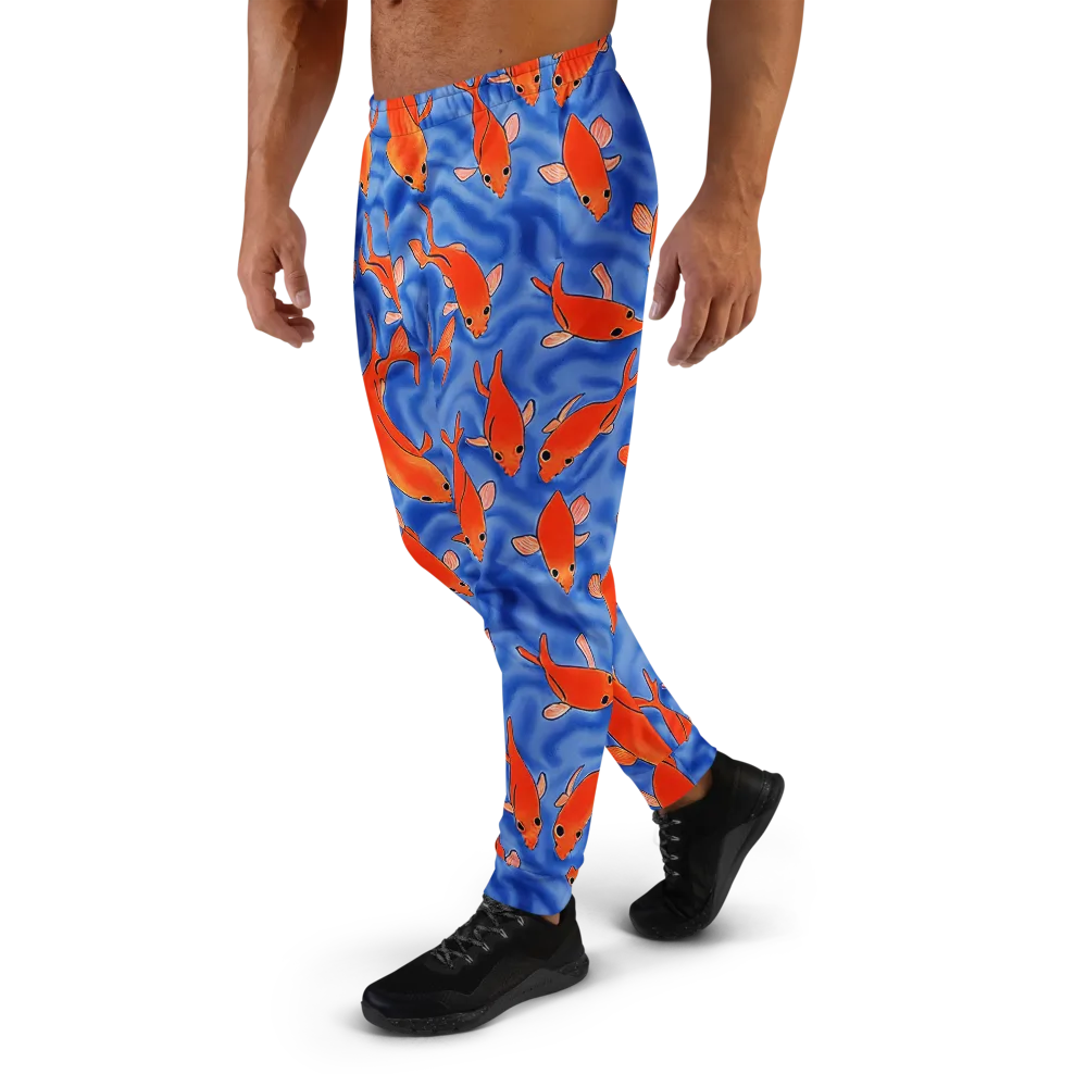 Ember Tide on Men's Joggers — Left