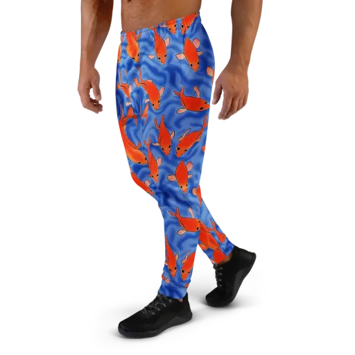 Ember Tide on a Men's Joggers