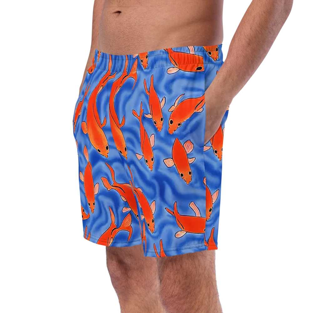 Ember Tide on Swim Trunks — Left Front