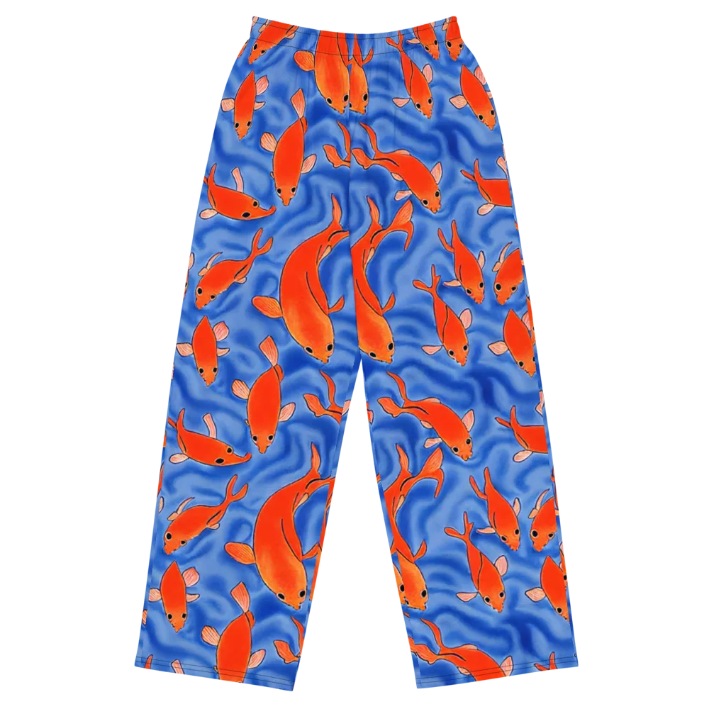 Ember Tide on Wide-Leg Pants — Front