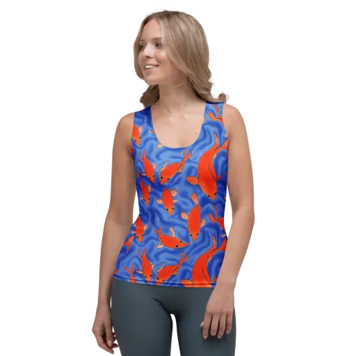 Ember Tide on a Women's Tank Top