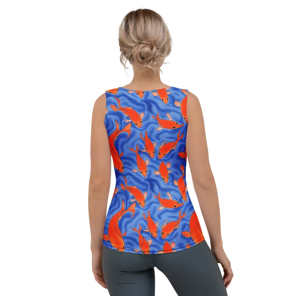 Ember Tide on Women's Tank Top — Back