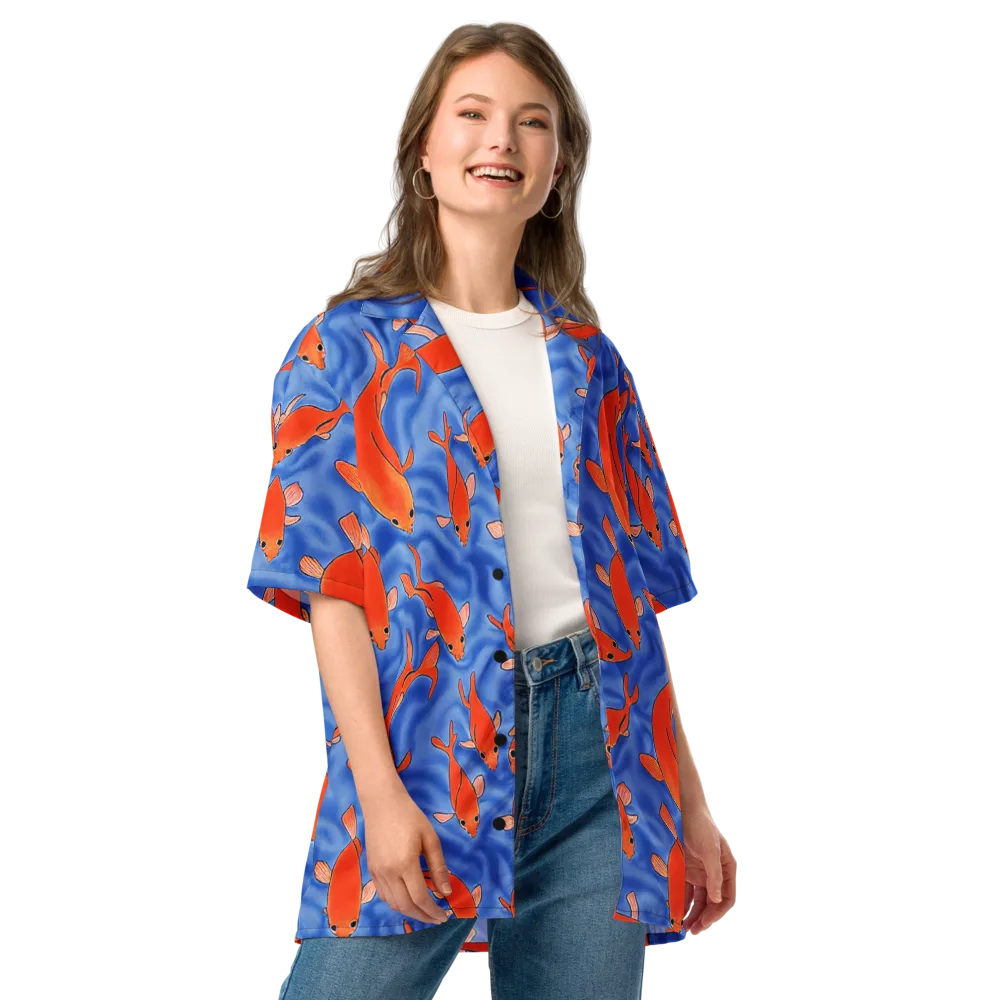 Ember Tide on Button Shirt — Front