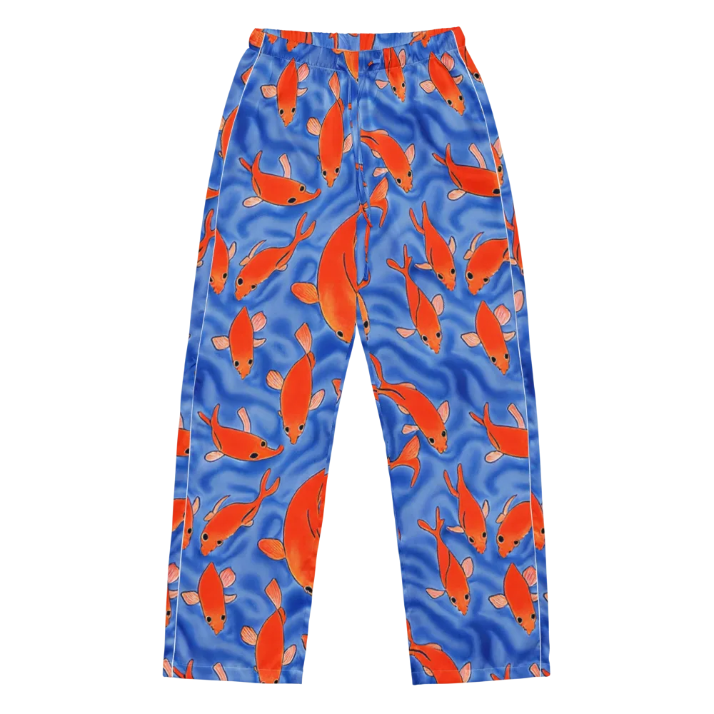 Ember Tide on Women's Pajama Pants — Front