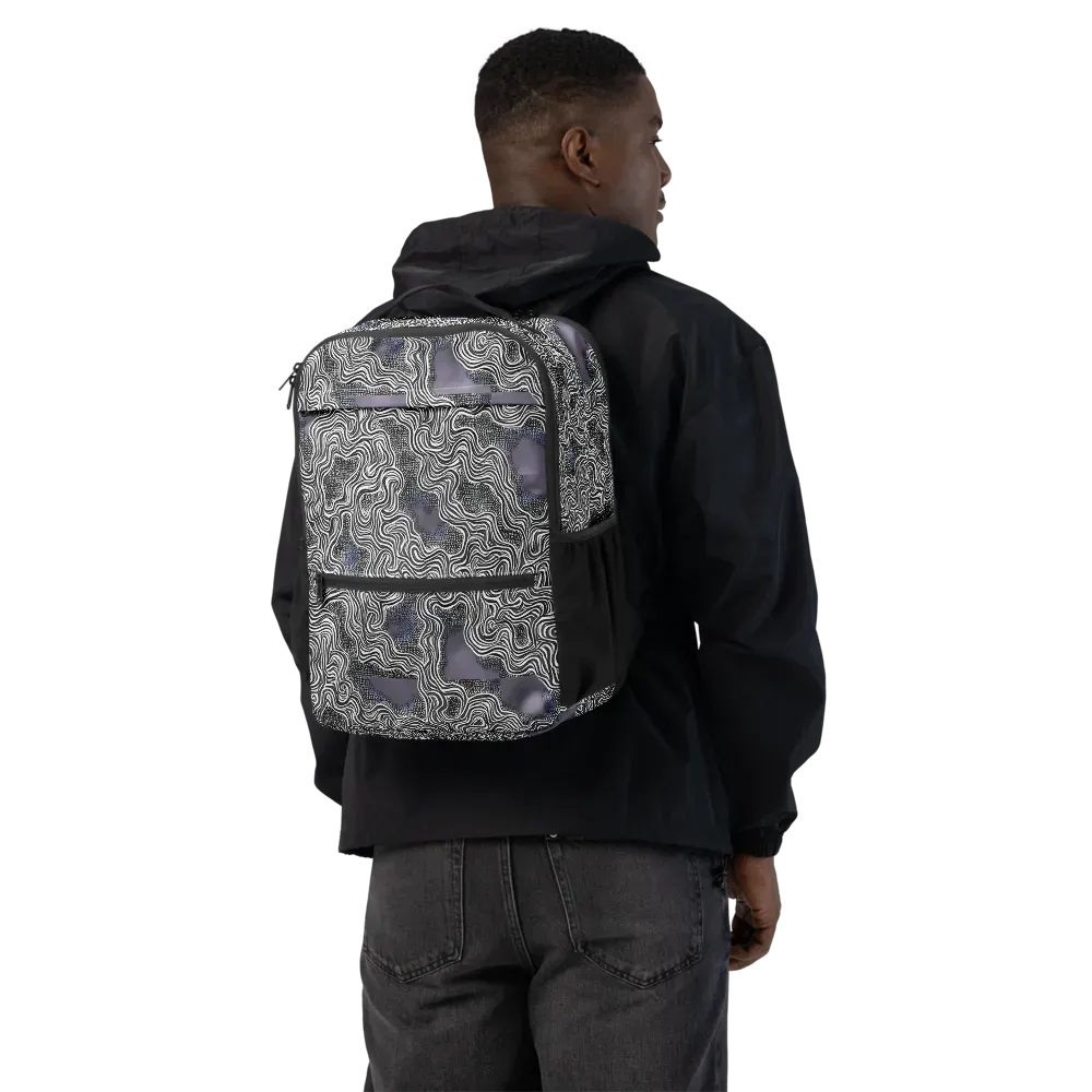 Sinuous Static on Utility Backpack — Back