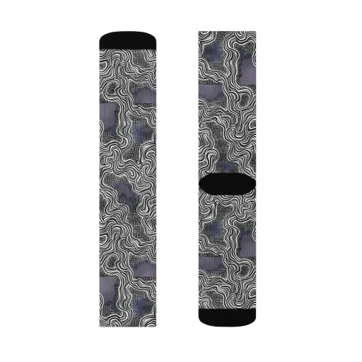 Sinuous Static on a Socks
