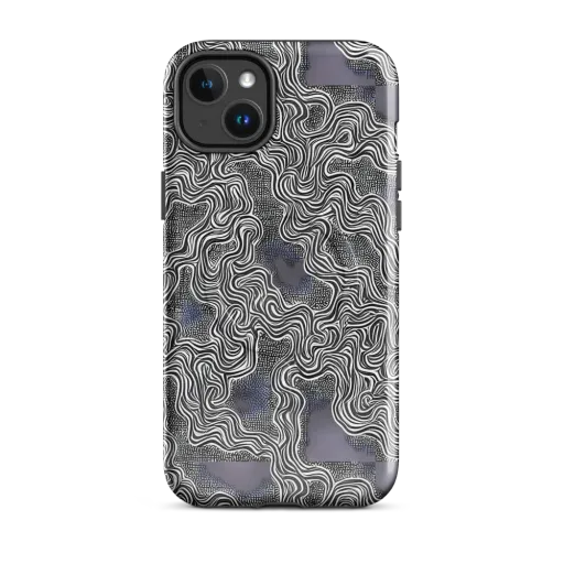 Sinuous Static on a MagSafe Tough Case for iPhone®