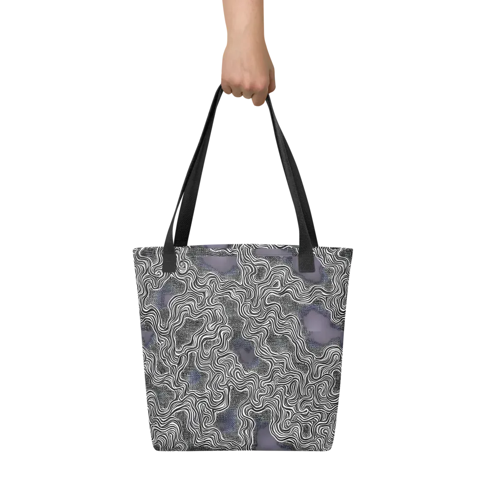 Sinuous Static on Tote Bag — Front