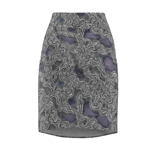 Sinuous Static on a Pencil Skirt