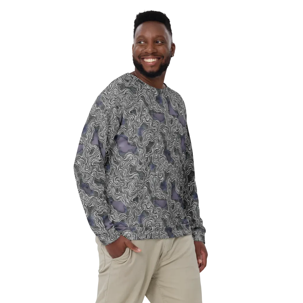 Sinuous Static on Sweatshirt — Front
