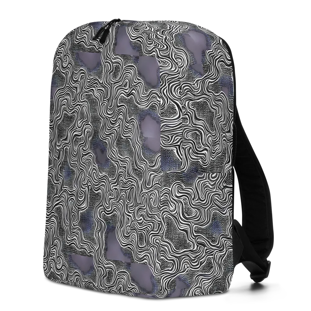 Sinuous Static on Minimalist Backpack — Left