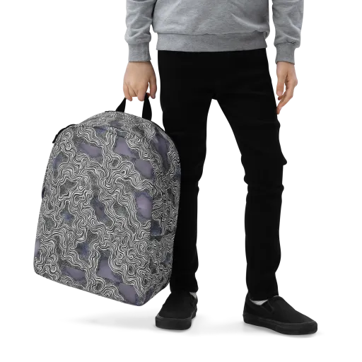 Sinuous Static on a Minimalist Backpack