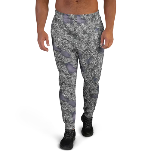 Sinuous Static on a Men's Joggers